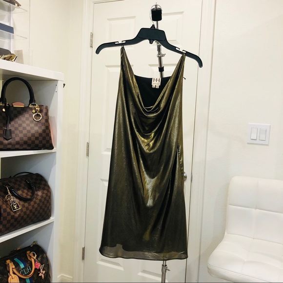 Haute Hippie gold dress - Picture 1 of 10